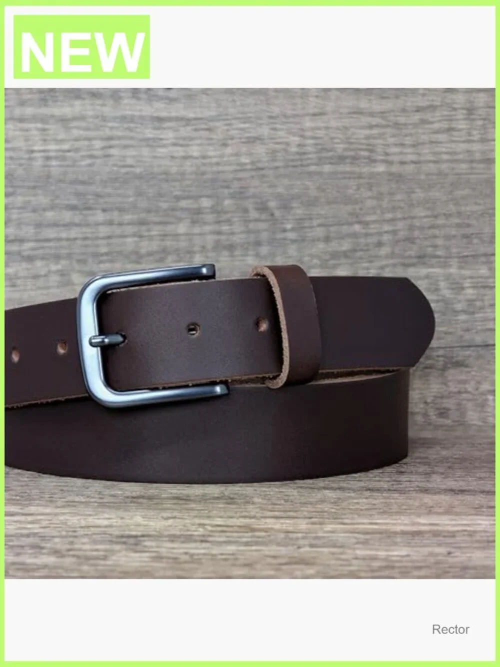 34mm Full Grain Leather Belt - Made in England - Men's Dress & Casual